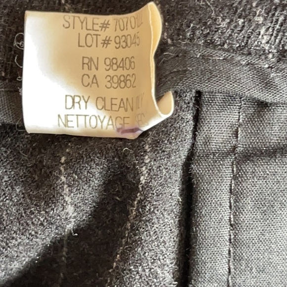 Theory Wool Pinstripe Suitable Pants Sz 6 - Picture 14 of 16